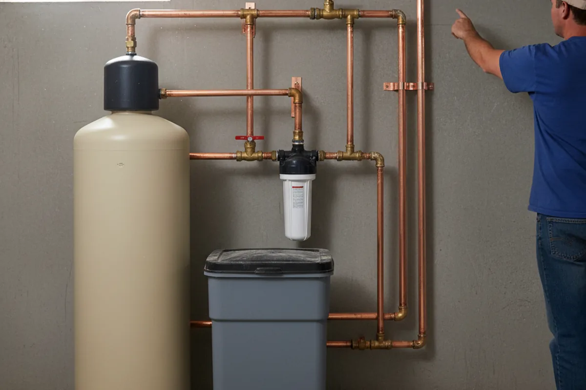 Whole-house water treatment system installed in Curtis Bay